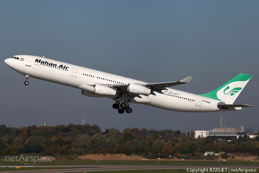 Mahan Air Airbus A340-311 (EP-MMA) | Photo 193269