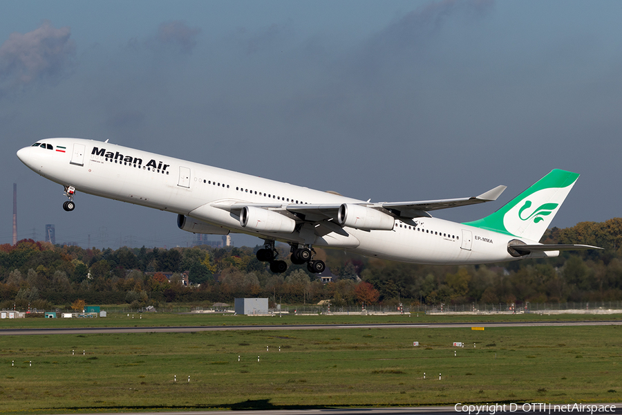 Mahan Air Airbus A340-311 (EP-MMA) | Photo 195361