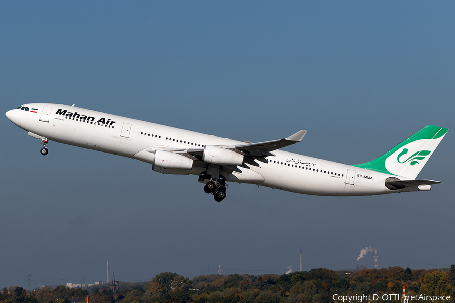 Mahan Air Airbus A340-311 (EP-MMA) | Photo 195362