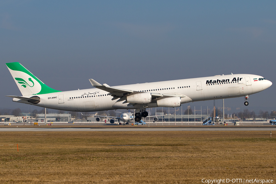 Mahan Air Airbus A340-313X (EP-MMC) | Photo 233179