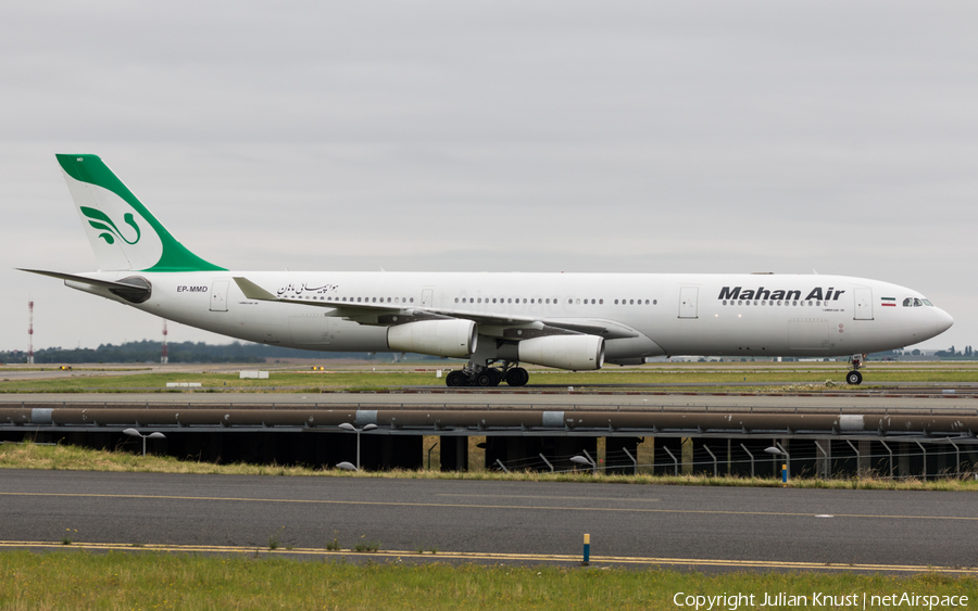 Mahan Air Airbus A340-313X (EP-MMD) | Photo 116033