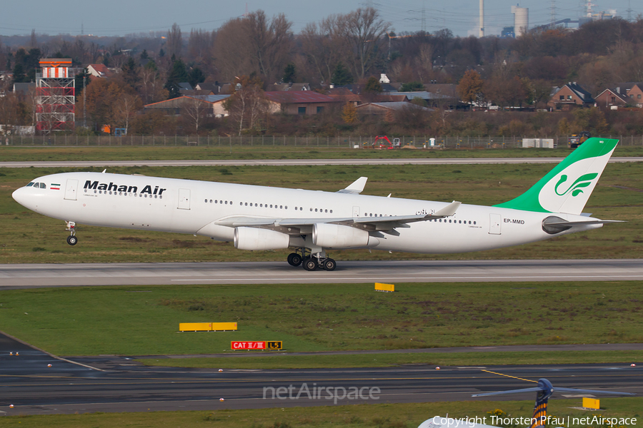 Mahan Air Airbus A340-313X (EP-MMD) | Photo 91494