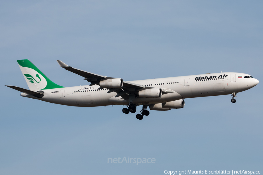 Mahan Air Airbus A340-313X (EP-MMD) | Photo 153965