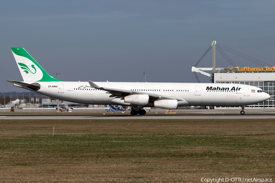 Mahan Air Airbus A340-313X (EP-MMD) | Photo 154060