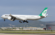 Mahan Air Airbus A340-642 (EP-MMQ) at  Barcelona - El Prat, Spain