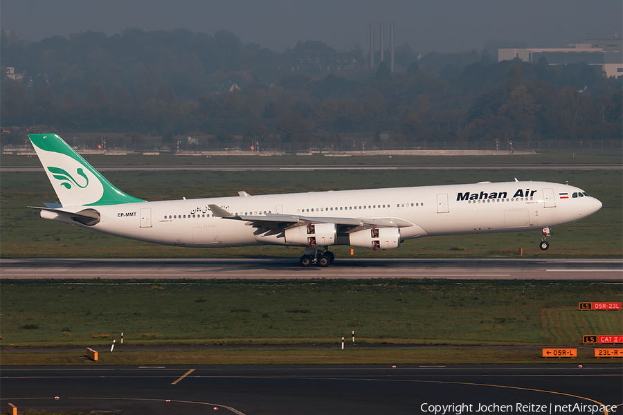 Mahan Air Airbus A340-313X (EP-MMT) | Photo 189757