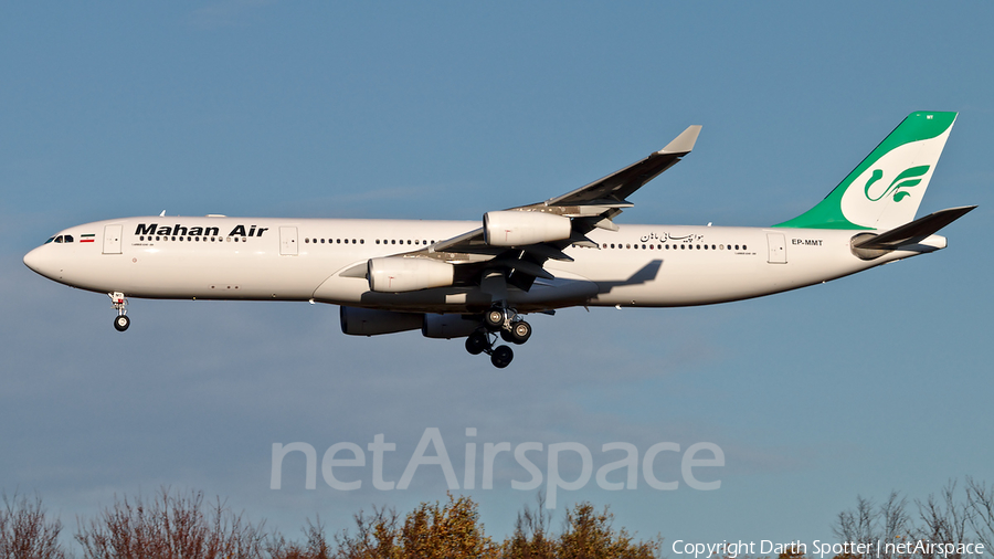 Mahan Air Airbus A340-313X (EP-MMT) | Photo 356337
