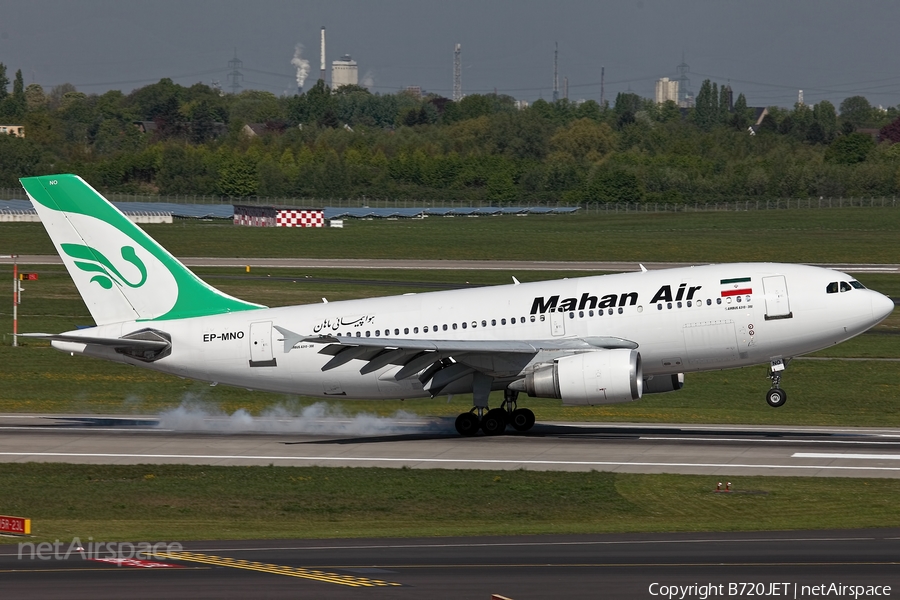 Mahan Air Airbus A310-304 (EP-MNO) | Photo 45399
