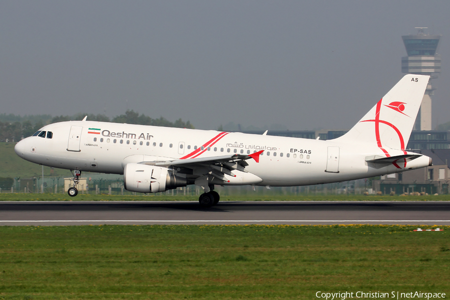 Qeshm Airlines Airbus A319-111 (EP-SAS) | Photo 239551
