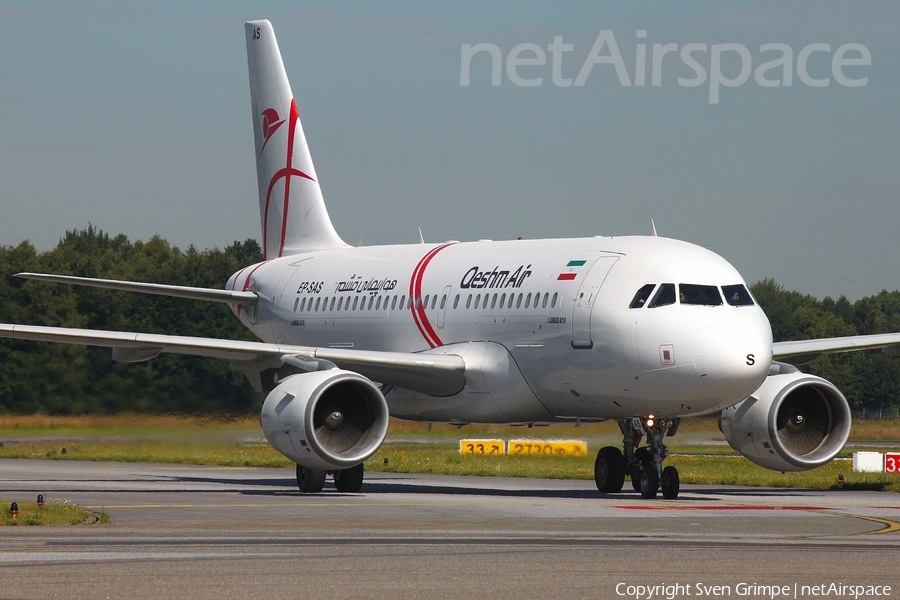 Qeshm Airlines Airbus A319-111 (EP-SAS) | Photo 178888