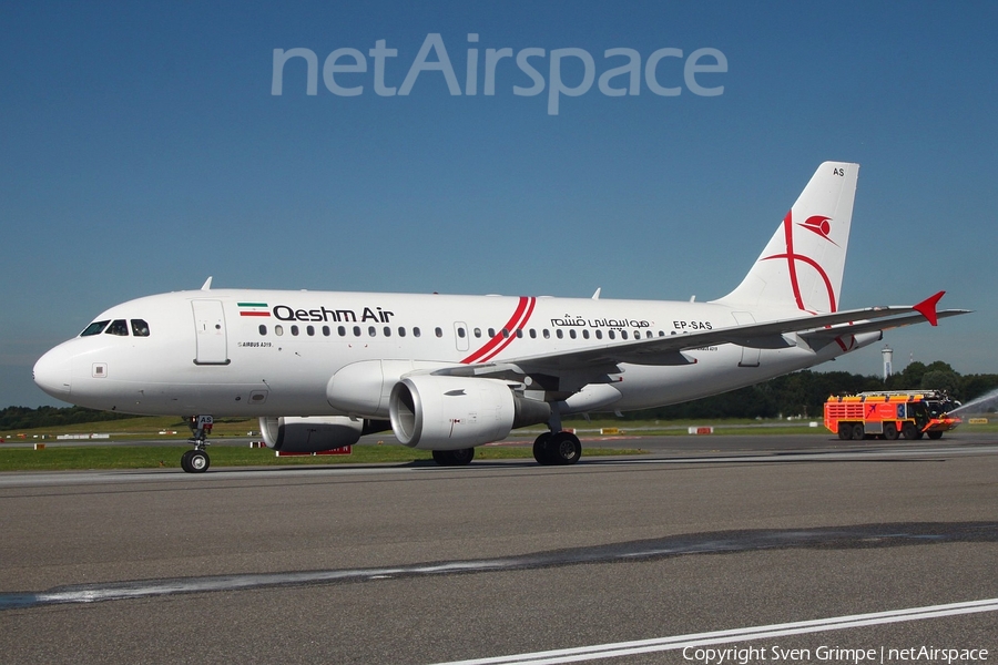 Qeshm Airlines Airbus A319-111 (EP-SAS) | Photo 179639