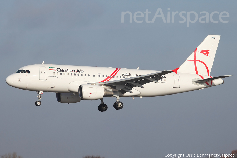 Qeshm Airlines Airbus A319-111 (EP-SAS) | Photo 221065