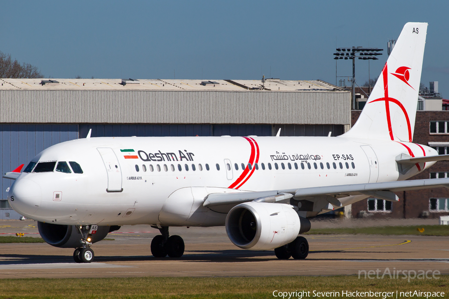 Qeshm Airlines Airbus A319-111 (EP-SAS) | Photo 237828