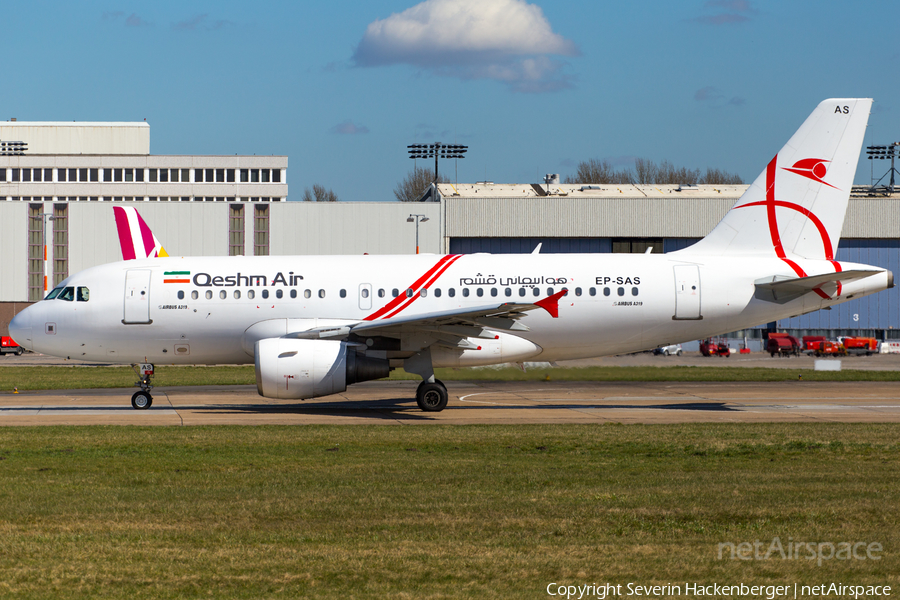 Qeshm Airlines Airbus A319-111 (EP-SAS) | Photo 237829