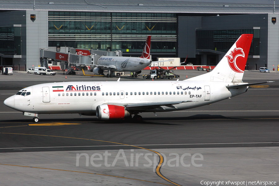 ATA Airlines Boeing 737-332 (EP-TAF) | Photo 446596