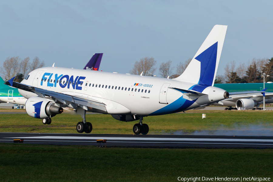 FlyOne Airbus A319-112 (ER-00002) | Photo 206003