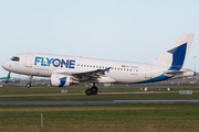 FlyOne Airbus A319-112 (ER-00002) at  Dublin, Ireland