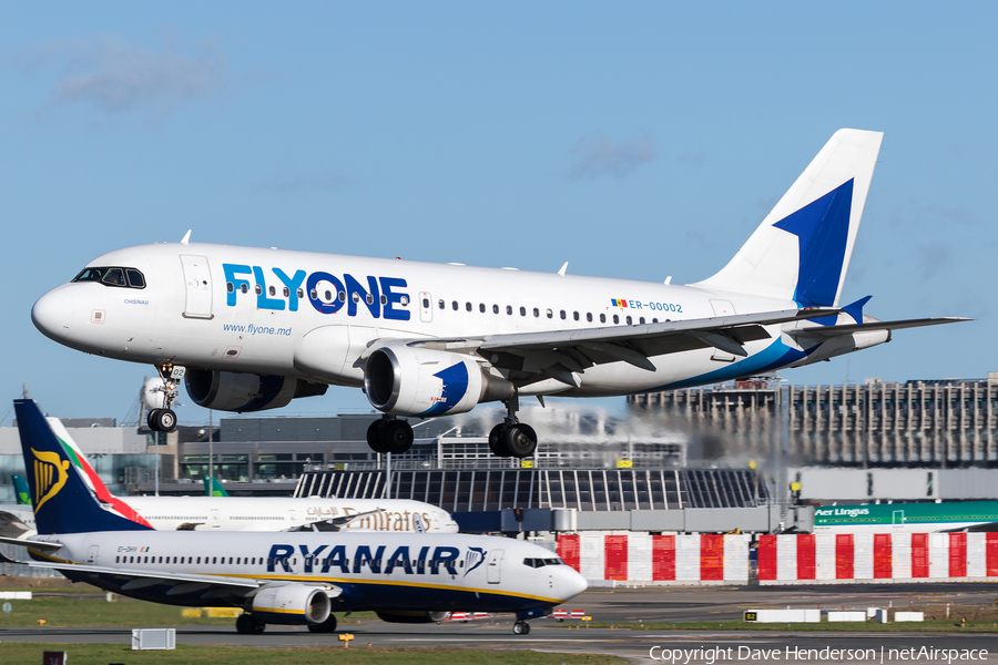 FlyOne Airbus A319-112 (ER-00002) | Photo 298898