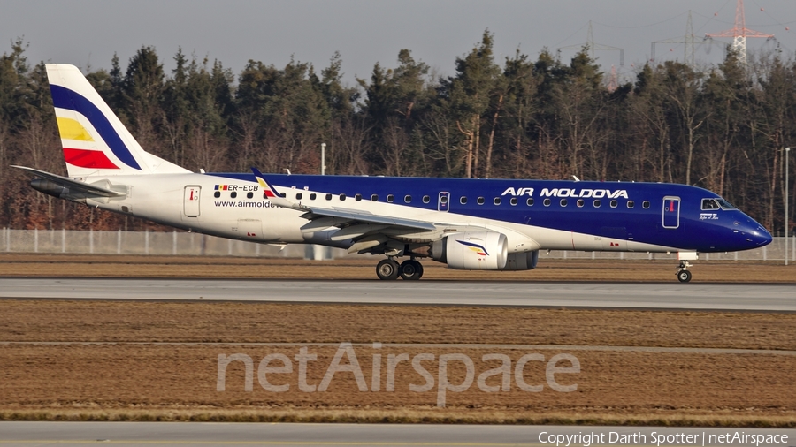 Air Moldova Embraer ERJ-190LR (ERJ-190-100LR) (ER-ECB) | Photo 227722