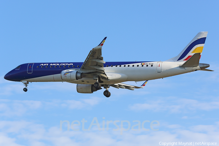 Air Moldova Embraer ERJ-190LR (ERJ-190-100LR) (ER-ECD) | Photo 436035