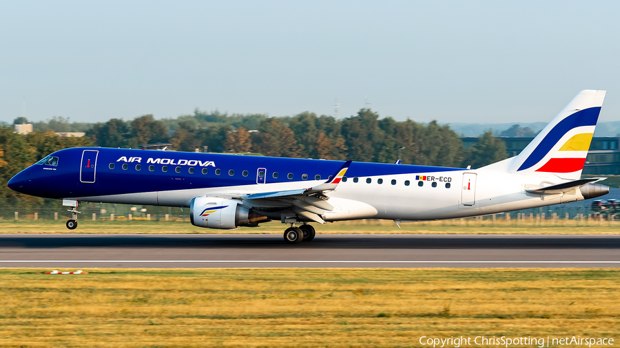 Air Moldova Embraer ERJ-190LR (ERJ-190-100LR) (ER-ECD) | Photo 263219