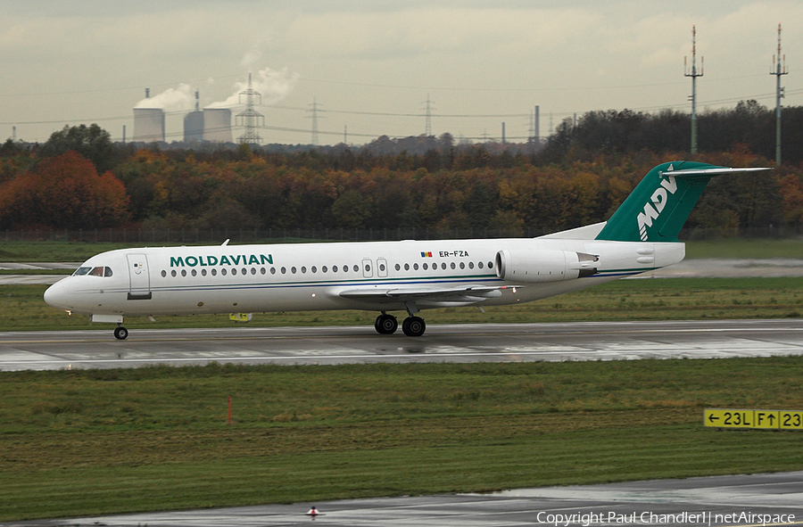 Moldavian Airlines Fokker 100 (ER-FZA) | Photo 48903