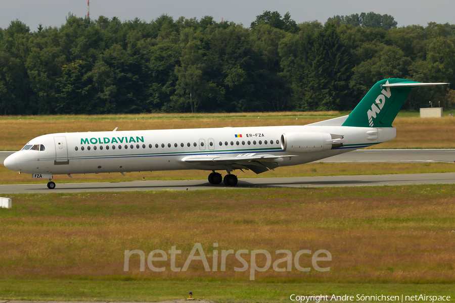 Moldavian Airlines Fokker 100 (ER-FZA) | Photo 50767