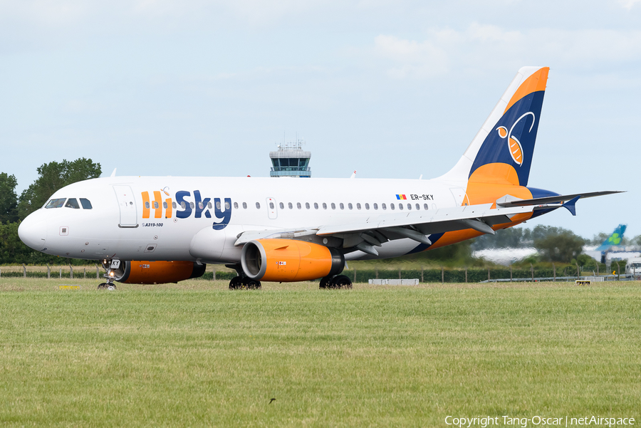 HiSky Airbus A319-131 (ER-SKY) | Photo 518092