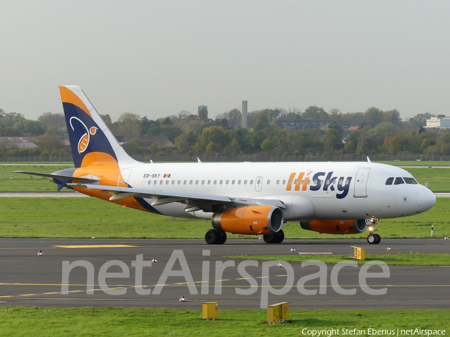 HiSky Airbus A319-131 (ER-SKY) | Photo 534067
