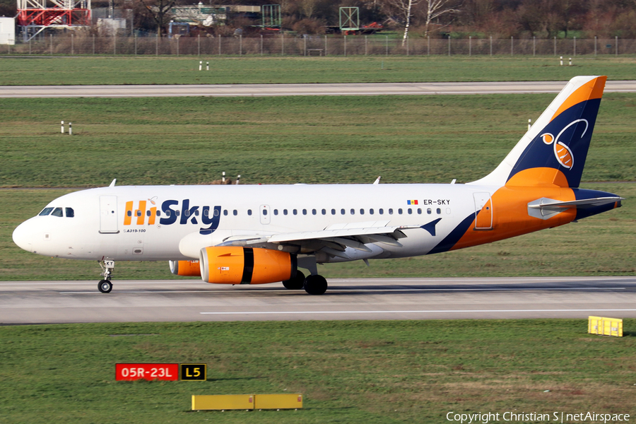 HiSky Airbus A319-131 (ER-SKY) | Photo 544283