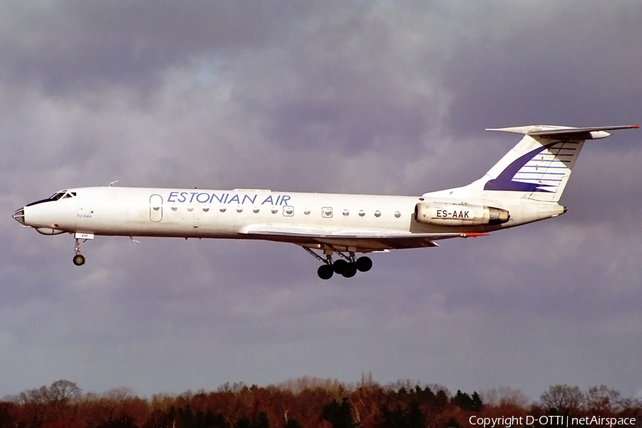 Estonian Air Tupolev Tu-134A (ES-AAK) | Photo 141467