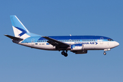 Estonian Air Boeing 737-5Q8 (ES-ABC) at  Stockholm - Arlanda, Sweden