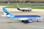 Estonian Air Boeing 737-5Q8 (ES-ABD) at  Hamburg - Fuhlsbuettel (Helmut Schmidt), Germany