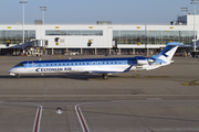 Estonian Air Bombardier CRJ-900ER (ES-ACC) at  Brussels - International, Belgium