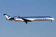 Estonian Air Bombardier CRJ-900ER (ES-ACC) at  Hamburg - Fuhlsbuettel (Helmut Schmidt), Germany