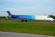 Nordica Bombardier CRJ-900ER (ES-ACC) at  Hamburg - Fuhlsbuettel (Helmut Schmidt), Germany