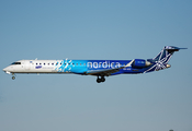 Nordica (Adria Airways) Bombardier CRJ-900ER (ES-ACC) at  Oslo - Gardermoen, Norway