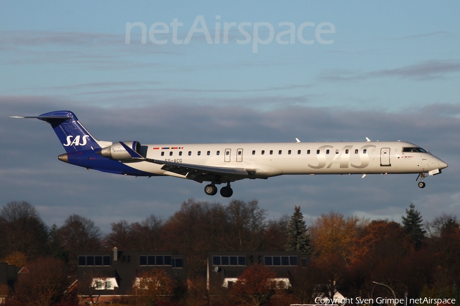 SAS - Scandinavian Airlines (Xfly) Bombardier CRJ-900LR (ES-ACG) | Photo 486186