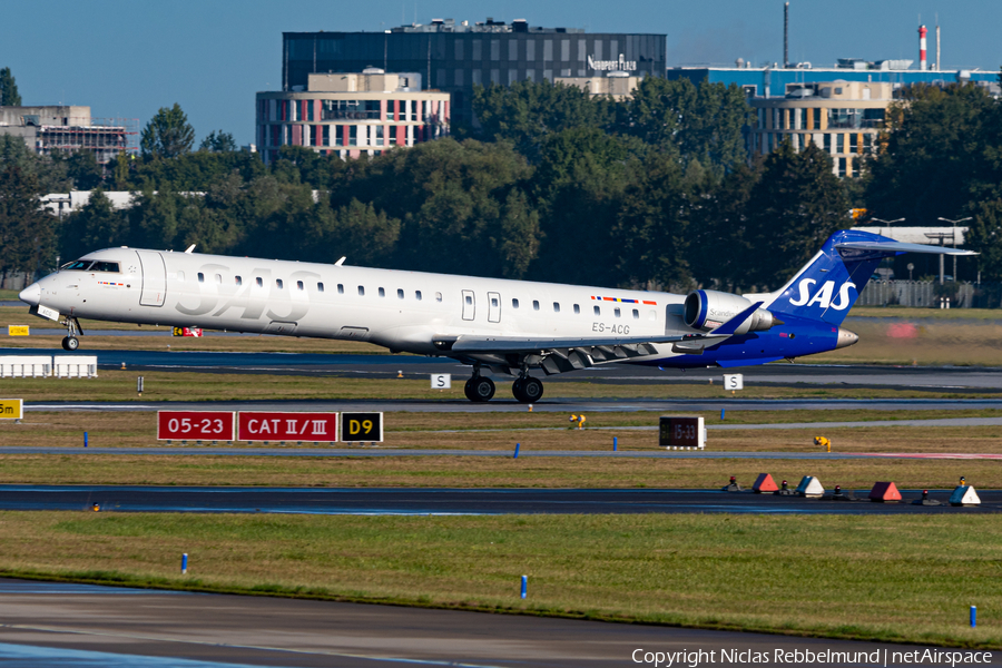 SAS - Scandinavian Airlines (Xfly) Bombardier CRJ-900LR (ES-ACG) | Photo 527176