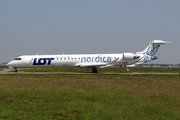 Nordica (LOT) Bombardier CRJ-900LR (ES-ACJ) at  Amsterdam - Schiphol, Netherlands