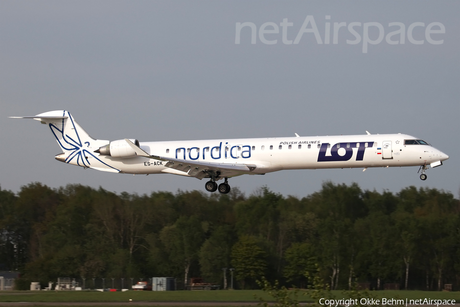 Nordica (LOT) Bombardier CRJ-900ER (ES-ACK) | Photo 241917