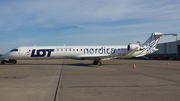 Nordica (LOT) Bombardier CRJ-900ER (ES-ACK) at  Hamburg - Fuhlsbuettel (Helmut Schmidt), Germany