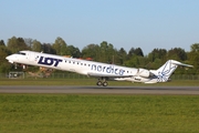 Nordica (LOT) Bombardier CRJ-900ER (ES-ACK) at  Hamburg - Fuhlsbuettel (Helmut Schmidt), Germany