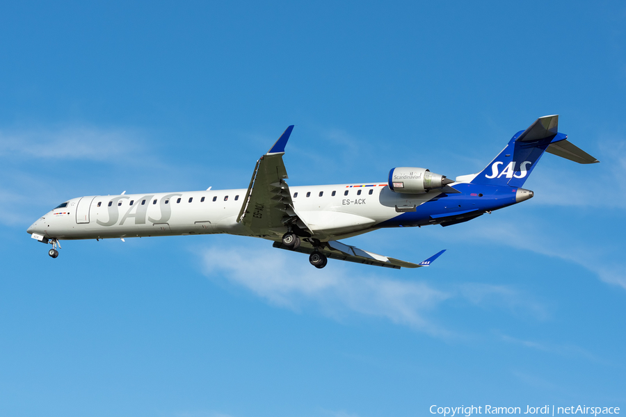 SAS - Scandinavian Airlines (Xfly) Bombardier CRJ-900ER (ES-ACK) | Photo 477681