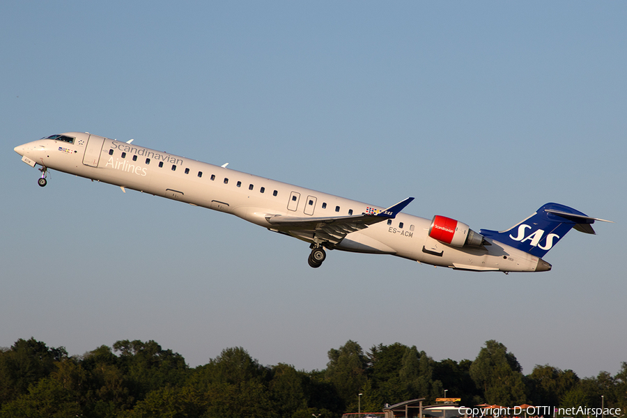 SAS - Scandinavian Airlines (Nordica) Bombardier CRJ-900LR (ES-ACM) | Photo 343808