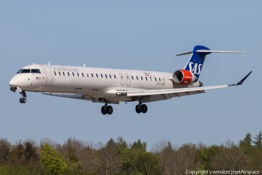 SAS - Scandinavian Airlines (Nordica) Bombardier CRJ-900LR (ES-ACM) | Photo 507558