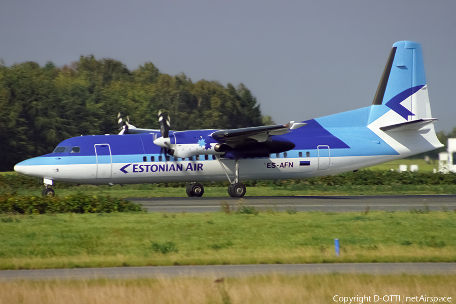 Estonian Air Fokker 50 (ES-AFN) | Photo 525883