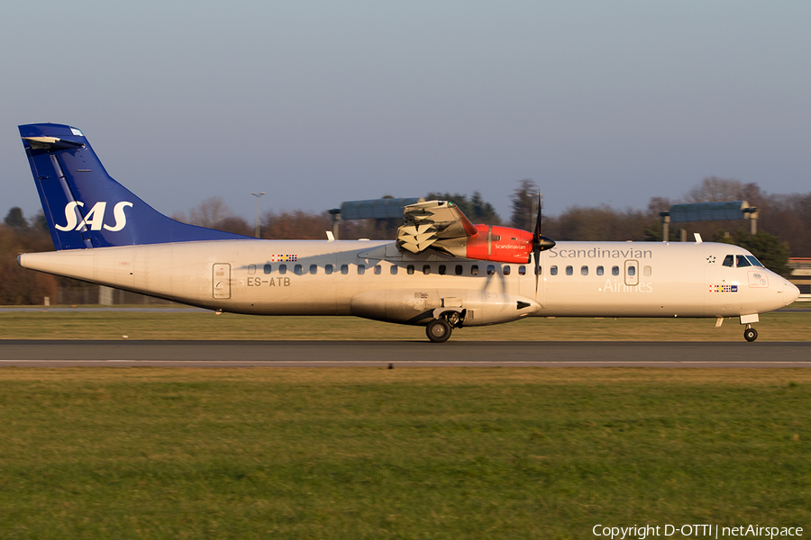 SAS - Scandinavian Airlines ATR 72-600 (ES-ATB) | Photo 211238