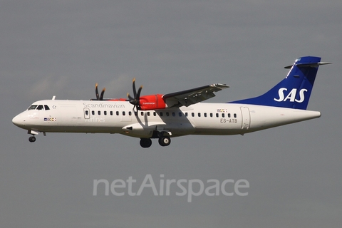 SAS - Scandinavian Airlines ATR 72-600 (ES-ATB) at  Hamburg - Fuhlsbuettel (Helmut Schmidt), Germany