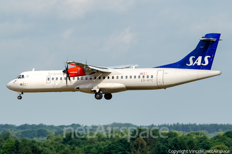 SAS - Scandinavian Airlines (Nordica) ATR 72-600 (ES-ATC) | Photo 259391